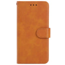 For Motorola Moto G82 Leather Phone Case(Brown)