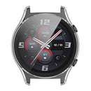 For Honor Watch GS 3 PC+Tempered Glass Watch Case(Transparent White)
