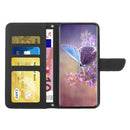For Motorola Moto G52 Skin Feel Butterfly Peony Embossed Leather Phone Case(Black)