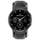 P30 1.3 inch IPS Screen Smart Watch Support Air Pump Blood Pressure Monitoring with Black TPU Band(Black+Black)