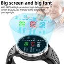 P30 1.3 inch IPS Screen Smart Watch Support Air Pump Blood Pressure Monitoring with Black TPU Band(Silver+Black)