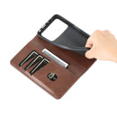 For Xiaomi POCO X4 Pro 5G AZNS Magnetic Calf Texture Leather Phone Case(Dark Brown)