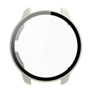 For Garmin Venu 2 PC + Tempered Glass Watch Case(Ivory White)
