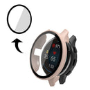 For Garmin Venu 2 PC + Tempered Glass Watch Case(Ivory White)