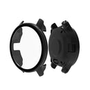 For Garmin Venu 2 PC + Tempered Glass Watch Case(Pine Needle Green)