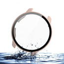 For Garmin Venu 2 PC + Tempered Glass Watch Case(Ivory White)