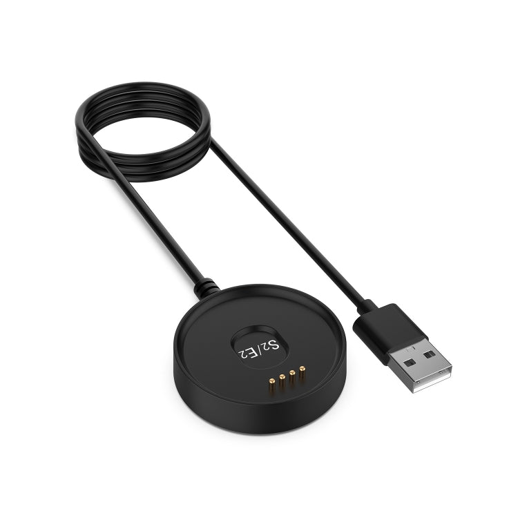 For Ticwatch E2 & S2 1m Universal Charging Cable with Data Function(Black)