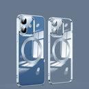 MagSafe Magnetic Electroplated Phone Case For iPhone 12(Sierra Blue)