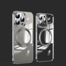 MagSafe Magnetic Electroplated Phone Case For iPhone 12 Pro Max(Black)