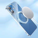MagSafe Magnetic Electroplated Phone Case For iPhone 12 Pro Max(Silver)