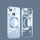 For iPhone 13 mini MagSafe Magnetic Electroplated Phone Case (Sierra Blue)