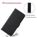 For Samsung Galaxy A23 4G Embossed Happy Cat Pattern Leather Phone Case(Black)