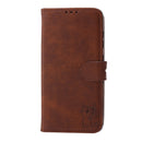 For Samsung Galaxy A23 4G Embossed Happy Cat Pattern Leather Phone Case(Brown)
