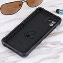 For Samsung Galaxy A03 164mm EU Version Ring Holder Non-slip Armor Phone Case(Blue)