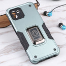 For Samsung Galaxy A03 164mm EU Version Ring Holder Non-slip Armor Phone Case(Green)