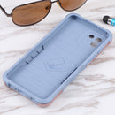 For Samsung Galaxy A03 164mm EU Version Ring Holder Non-slip Armor Phone Case(Rose Gold)