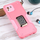 For Samsung Galaxy A03 164mm EU Version Ring Holder Non-slip Armor Phone Case(Pink)