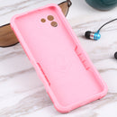For Samsung Galaxy A03 164mm EU Version Ring Holder Non-slip Armor Phone Case(Pink)