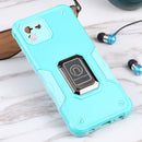 For Samsung Galaxy A03 164mm EU Version Ring Holder Non-slip Armor Phone Case(Mint Green)