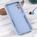 For Samsung Galaxy A03s 165.8mm US Version Ring Holder Non-slip Armor Phone Case(White)