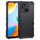 For Xiaomi Redmi 10C Non-slip Armor Phone Case without Ring Holder(Black)