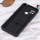 For Xiaomi Redmi 10C Non-slip Armor Phone Case without Ring Holder(Black)