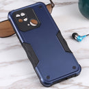 For Xiaomi Redmi 10C Non-slip Armor Phone Case without Ring Holder(Blue)