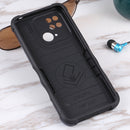 For Xiaomi Redmi 10C Non-slip Armor Phone Case without Ring Holder(Blue)