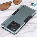 For Xiaomi Redmi 10C Non-slip Armor Phone Case without Ring Holder(Green)