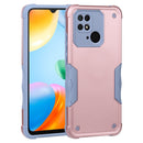 For Xiaomi Redmi 10C Non-slip Armor Phone Case without Ring Holder(Rose Gold)