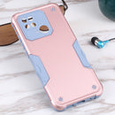 For Xiaomi Redmi 10C Non-slip Armor Phone Case without Ring Holder(Rose Gold)