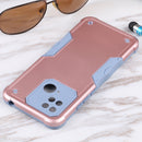 For Xiaomi Redmi 10C Non-slip Armor Phone Case without Ring Holder(Rose Gold)