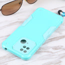 For Xiaomi Redmi 10C Non-slip Armor Phone Case without Ring Holder(Mint Green)