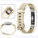 For Fitbit Alta / Alta HR Metal-color Watch Band Belt Buckle Watch Band(Champagne Gold)