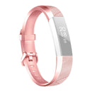 For Fitbit Alta / Alta HR Metal-color Watch Band Belt Buckle Watch Band(Rose Gold)