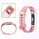 For Fitbit Alta / Alta HR Metal-color Watch Band Belt Buckle Watch Band(Rose Gold)