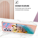 For Samsung Galaxy A23 Electroplating IMD TPU Phone Case with Ring(Dream Butterfly)