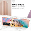 For OPPO A74 5G / A93 5G Electroplating IMD TPU Phone Case with Ring(Dream Butterfly)