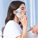 For OPPO Realme C21Y / C25Y Electroplating IMD TPU Phone Case with Ring(White Marble)