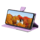 For Samsung Galaxy A32 4G Splicing Leather Phone Case(Purple)