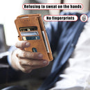 For Samsung Galaxy S10+ Splicing Leather Phone Case(Brown)