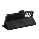 For Samsung Galaxy A23 5G Splicing Leather Phone Case(Black)