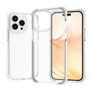 Acrylic Four Corners Shockproof Phone Case For iPhone 14 Pro (Transparent White)