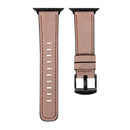 Retro Leather Watch Band For Apple Watch Series 7 41mm / 6&SE&5&4 40mm / 3&2&1 38mm(Pink)