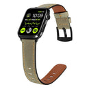 Retro Leather Watch Band For Apple Watch Series 7 41mm / 6&SE&5&4 40mm / 3&2&1 38mm(Light Brown)
