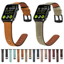 Retro Leather Watch Band For Apple Watch Series 7 45mm / 6&SE&5&4 44mm / 3&2&1 42mm(Light Brown)