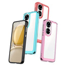 For Huawei P50 Colorful Series Acrylic + TPU Phone Case(Blue)