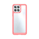For Honor X8 Colorful Series Acrylic + TPU Phone Case(Red)