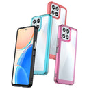For Honor X8 Colorful Series Acrylic + TPU Phone Case(Blue)