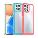 For Honor X8 Colorful Series Acrylic + TPU Phone Case(Blue)